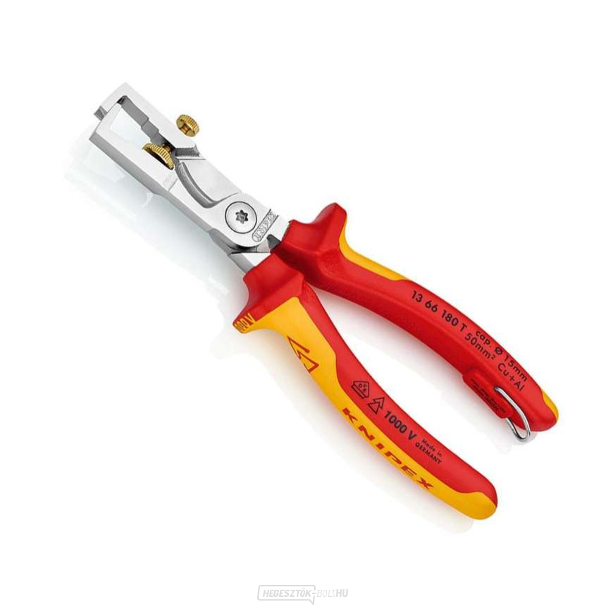 Knipex StriX 13 66 180 T (180 mm) kábelvágó fogó kábelvágóval
