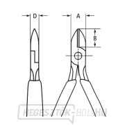 Precíziós oldalvágók elektronikához 125 mm Knipex 79 42 125 - polírozott fej, többkomponensű hüvelyek náhled