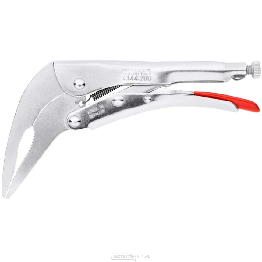 Szögletes önzáró fogó 200 mm Knipex Langbeck Grip