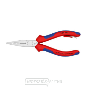 160 mm-es Knipex 13 05 160 T vezetékfogó 160 mm-es Knipex 13 05 160 T rögzítőszemmel gallery main image