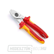 Knipex kábelvágó 95 16 165 T - krómozott, többkomponensű VDE hüvelyek gallery main image