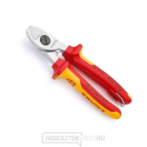 Knipex kábelvágó 95 16 165 T - krómozott, többkomponensű VDE hüvelyek gallery main image