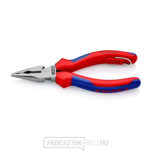 Kombinált keskeny lapos fogó 145 mm Knipex 08 22 145 T BK Kombinált keskeny lapos fogó 145 mm Knipex 08 22 145 T BK gallery main image