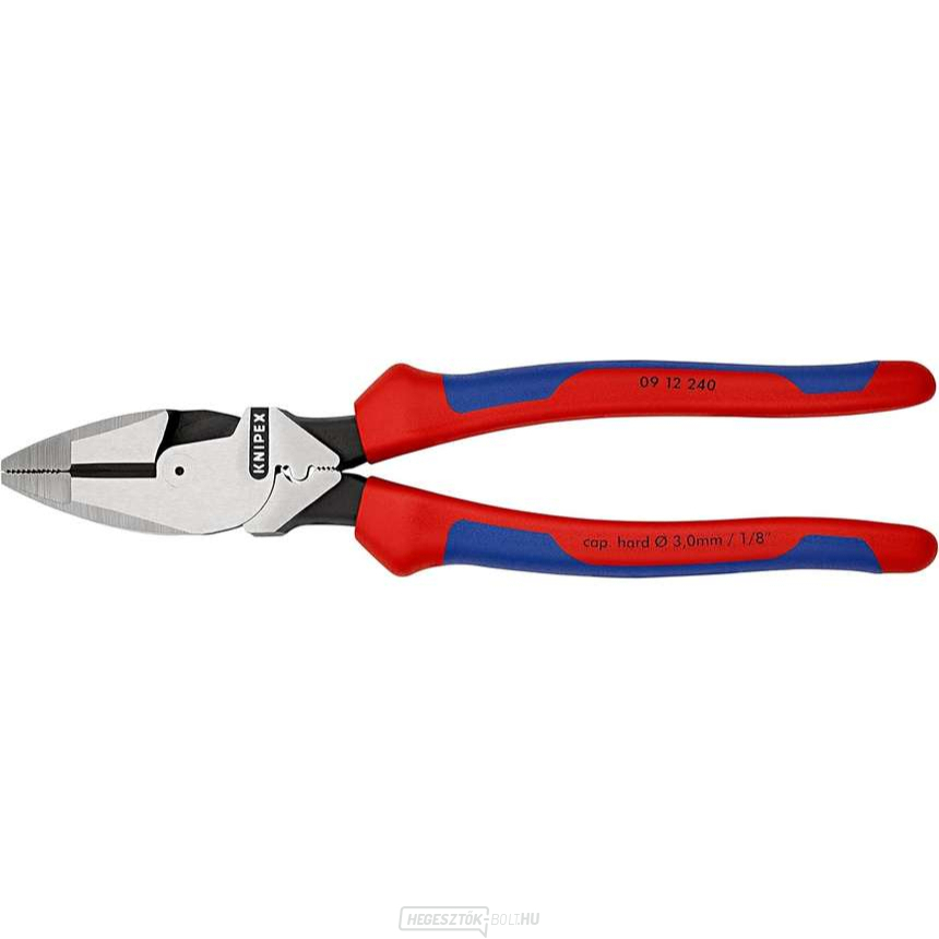 Kombinált fogó ,,Vezetékszerelő fogó "240 mm Knipex 09 12 240