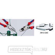 Kombinált fogó ,,Vezetékszerelő fogó "240 mm Knipex 09 12 240 náhled