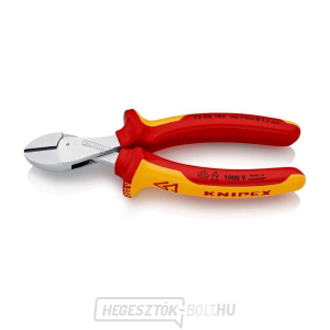 Kompakt drótvágó nagy fogaskerékkel KNIPEX X-Cut® 73 06 160 gallery main image