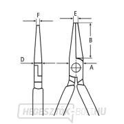 KNIPEX 34 32 130 ESD precíziós elektronikai fogó fogó náhled