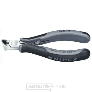 120 mm-es elektronikai vágófejek Knipex 64 32 120 ESD - polírozott fej, többkomponensű hüvelyek 120 mm-es elektronikai vágófejek Knipex 64 32 120 ESD - polírozott fej, többkomponensű hüvelyek gallery main image
