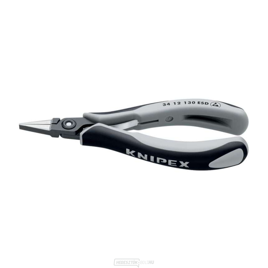 Precíziós elektronikai tartófogó 135 mm Knipex 34 12 130 ESD