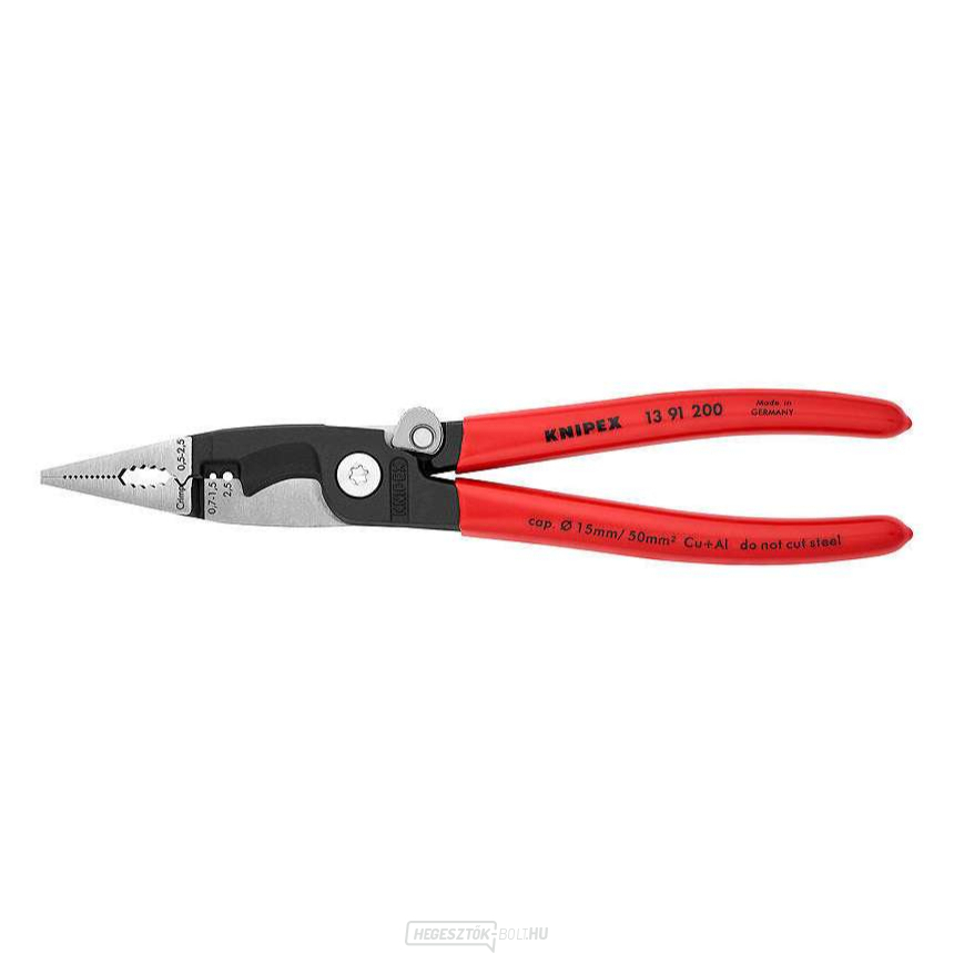 Univerzális fogó elektromos szereléshez 200 mm Knipex 13 91 200