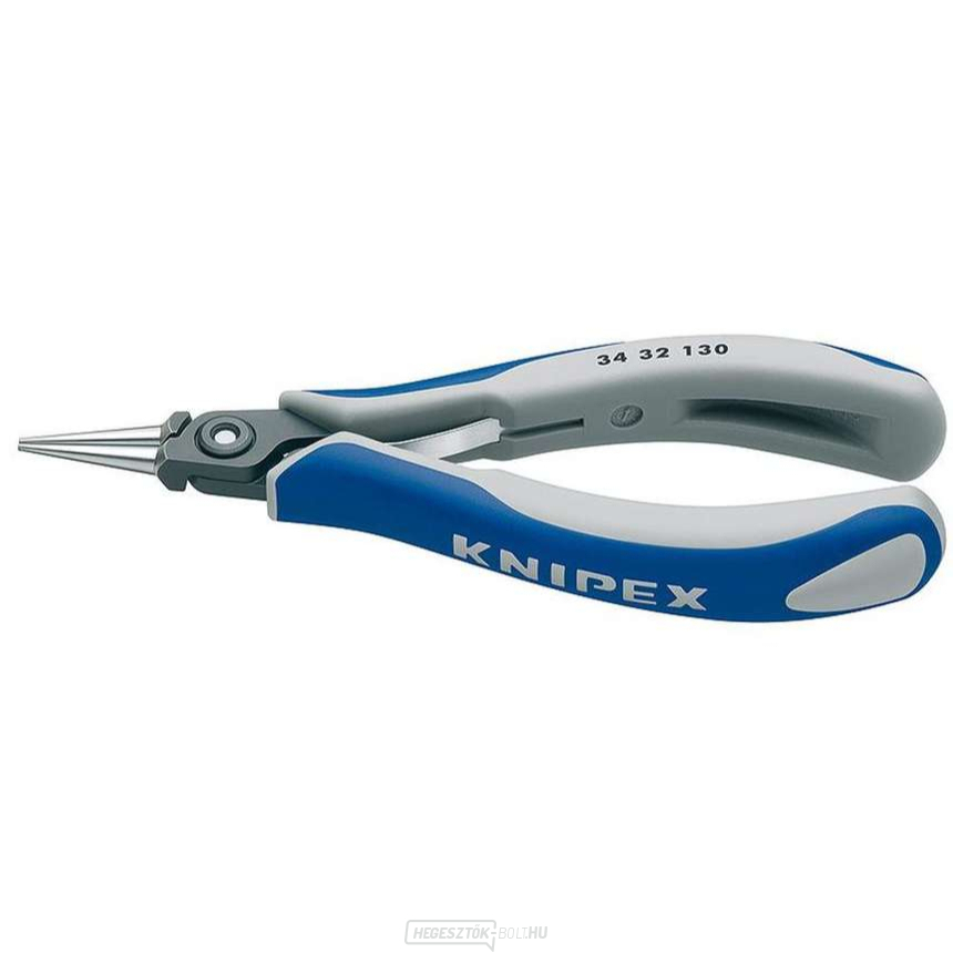 Knipex 34 32 130 precíziós elektronikai fogó 130 mm - polírozott fej, többkomponensű markolatokkal