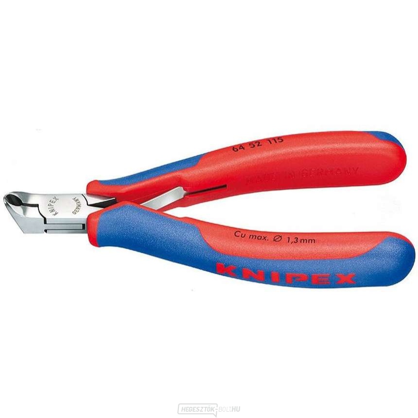 Elektronikai vágók 115 mm KNIPEX 64 52 115 - polírozott fej, többkomponensű hüvelyek