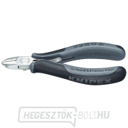Elektronikai oldalvágó 115 mm KNIPEX 77 12 115 ESD - polírozott fej, többkomponensű hüvelyek gallery main image