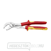 VDE-Cobra 250 mm-es vízvezeték-szerelő fogó. KNIPEX 87 26 250 - 1000V. Krómozott, többkomponensű hüvelyek náhled