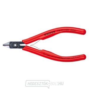 Elektronikai oldalvágó 125 mm KNIPEX 75 12 125 - polírozott fej, többkomponensű hüvelyek gallery main image