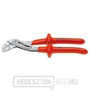 Alligátor vízvezeték fogó 250 mm - 1000V. KNIPEX 88 07 250 - krómozott, VDE - szigetelés fürdőkádba merítéssel. gallery main image