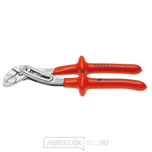 Alligátor vízvezeték fogó 250 mm - 1000V. KNIPEX 88 07 250 - krómozott, VDE - szigetelés fürdőkádba merítéssel. gallery main image