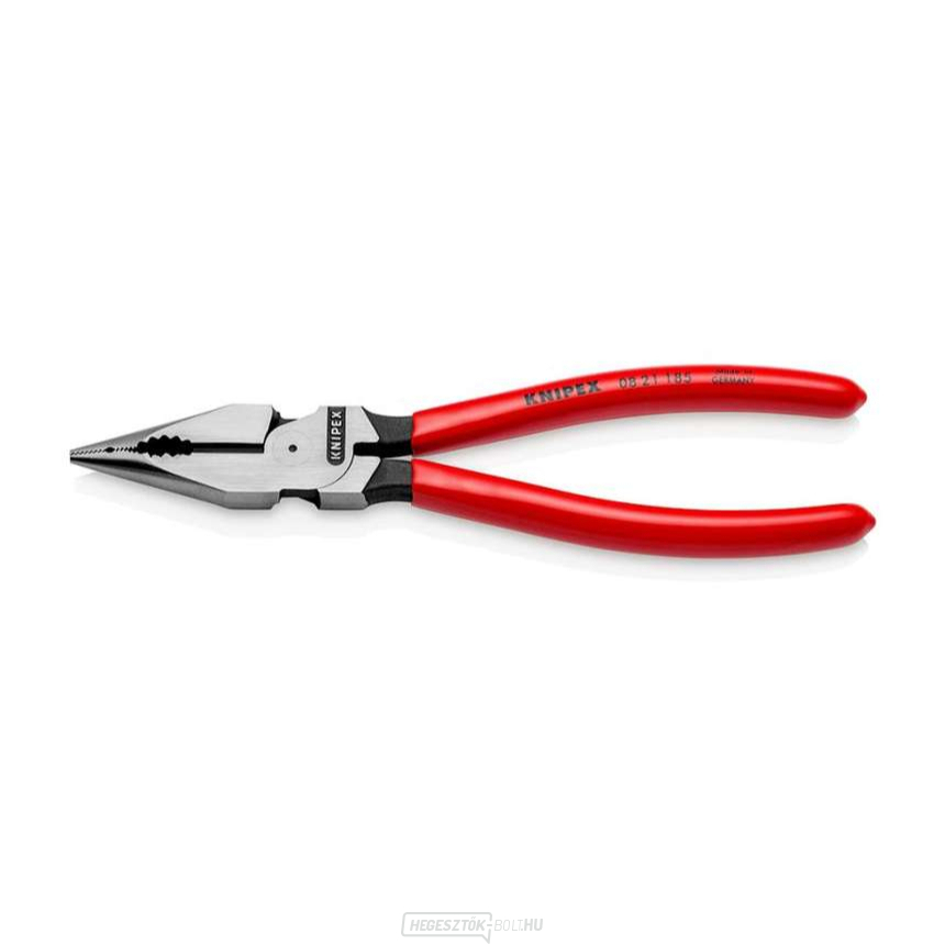 Kombinált keskeny lapos fogó 185 mm Knipex 08 21 185 SB