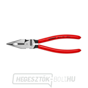 Kombinált keskeny lapos fogó 185 mm Knipex 08 21 185 SB Előnézet 