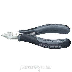 Elektronikai oldalvágó 115 mm KNIPEX 77 32 115 ESD - csiszolt fej, többkomponensű hüvelyek gallery main image