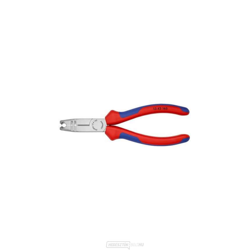 KNIPEX 13 42 165, 165 mm - polírozott fej, többkomponensű hüvelyek