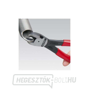 Vágó fogó 250 mm-es középső pengékkel KNIPEX 74 91 250 - csiszolt fej, műanyag hüvelyek Előnézet 