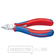 Oldalvágók elektronikához 130 mm KNIPEX 77 42 130 - polírozott fej, többkomponensű hüvelyek gallery main image