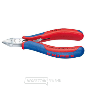 Oldalvágók elektronikához 130 mm KNIPEX 77 42 130 - polírozott fej, többkomponensű hüvelyek Oldalvágók elektronikához 130 mm KNIPEX 77 42 130 - polírozott fej, többkomponensű hüvelyek gallery main image