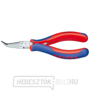 Elektronikai szerelőfogó 145 mm KNIPEX 35 82 145 - polírozott fej, többkomponensű hüvelyek gallery main image