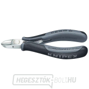 Elektronikai oldalvágó 115 mm KNIPEX 77 22 115 ESD - polírozott fej, többkomponensű hüvelyek gallery main image