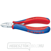 Oldalvágók elektronikához 130 mm KNIPEX 77 02 130 - polírozott fej, többkomponensű hüvelyek gallery main image