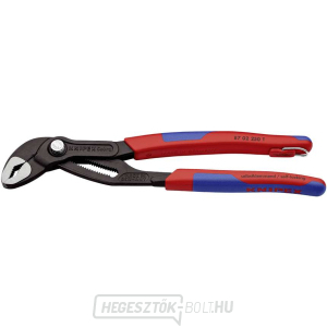 Cobra csőfogó 250 mm. KNIPEX 87 02 250 250 T kétrétegű hüvelyek Cobra csőfogó 250 mm. KNIPEX 87 02 250 250 T kétrétegű hüvelyek gallery main image