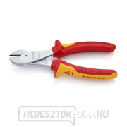 Elektromos oldalvágó 180 mm - 1000V. KNIPEX 74 06 180 - krómozott, többkomponensű VDE hüvelyek gallery main image