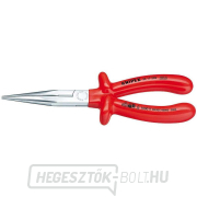 Félköríves fogó pengékkel (csőrös) 200 mm - 1000V.  KNIPEX 26 17 200 - krómozott, VDE-szigetelésű gallery main image