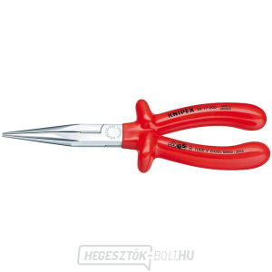 Félköríves fogó pengékkel (csőrös) 200 mm - 1000V.  KNIPEX 26 17 200 - krómozott, VDE-szigetelésű Félköríves fogó pengékkel (csőrös) 200 mm - 1000V.  KNIPEX 26 17 200 - krómozott, VDE-szigetelésű gallery main image