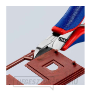Elektronikai oldalvágó 115 mm KNIPEX 77 22 115 - polírozott fej, többkomponensű hüvelyek náhled