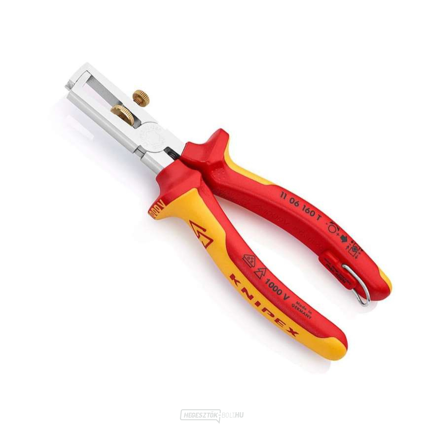 Húzófogó rögzítőszemmel Knipex 11 06 160 160 T 160 mm VDE