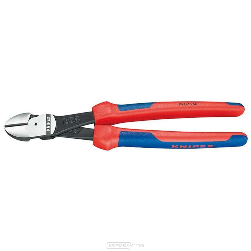 250 mm-es KNIPEX 74 02 250 - csiszolt fej, többkomponensű hüvelyek