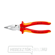 Kombinált keskeny lapos fogó 185 mm VDE Knipex 08 26 185 gallery main image