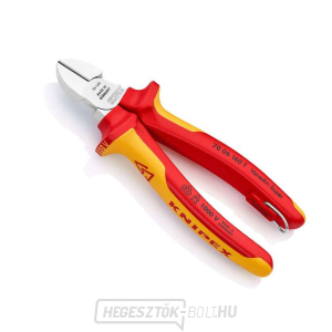 Oldalvágók meghosszabbított vágóéllel Knipex 70 06 160 T - krómozott, többkomponensű VDE hüvelyek (160 mm) Oldalvágók meghosszabbított vágóéllel Knipex 70 06 160 T - krómozott, többkomponensű VDE hüvelyek (160 mm) gallery main image