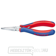 Elektronikai szerelőfogó 145 mm KNIPEX 35 52 145 - polírozott fej, többkomponensű hüvelyek gallery main image