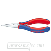 Elektronikai szerelőfogó 145 mm KNIPEX 35 62 145 - polírozott fej, többkomponensű hüvelyek gallery main image