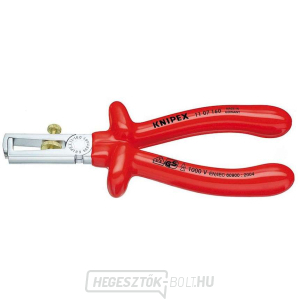 Húzófogó 160 mm - 1000V. KNIPEX 11 07 160. Krómozott, VDE szigeteléssel - VDE gallery main image