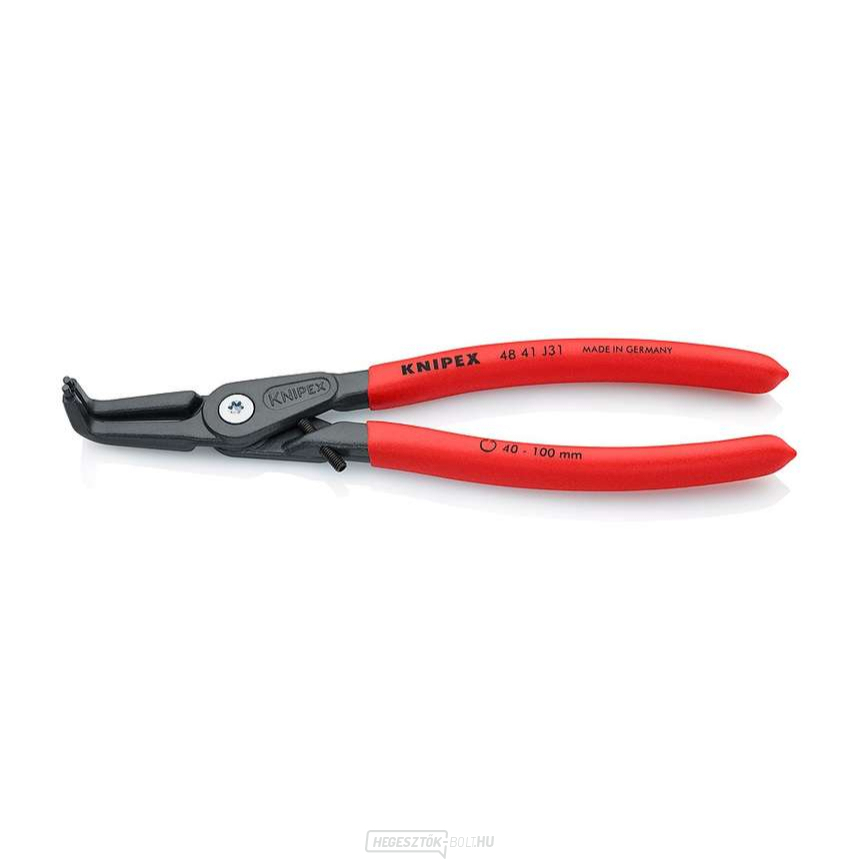 KNIPEX 48 41 J31 precíziós fogó belső gyűrűkhöz, 210 mm - csúszásmentes fogantyúval KNIPEX 48 41 J31 precíziós fogó belső gyűrűkhöz, 210 mm - csúszásmentes fogantyúval gallery main image