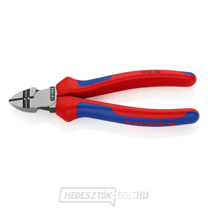 KNIPEX 14 22 160 Oldalvágó fogó 160 mm - csiszolt fej, többkomponensű hüvelyek KNIPEX 14 22 160 Oldalvágó fogó 160 mm - csiszolt fej, többkomponensű hüvelyek gallery main image