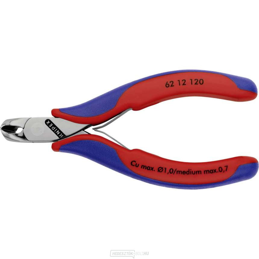 Vágófogó ferde pengékkel elektronikához KNIPEX 62 12 120 Vágófogó ferde pengékkel elektronikához KNIPEX 62 12 120 gallery main image