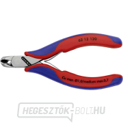 Vágófogó ferde pengékkel elektronikához KNIPEX 62 12 120 gallery main image