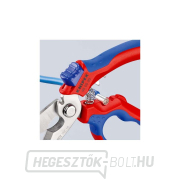 Szögletes villanyszerelő olló 160 mm Knipex 95 05 20 SB náhled