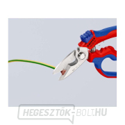 Szögletes villanyszerelő olló 160 mm Knipex 95 05 20 SB náhled