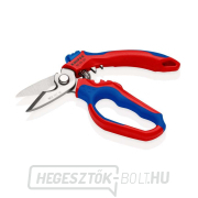 Szögletes villanyszerelő olló 160 mm Knipex 95 05 20 SB gallery main image